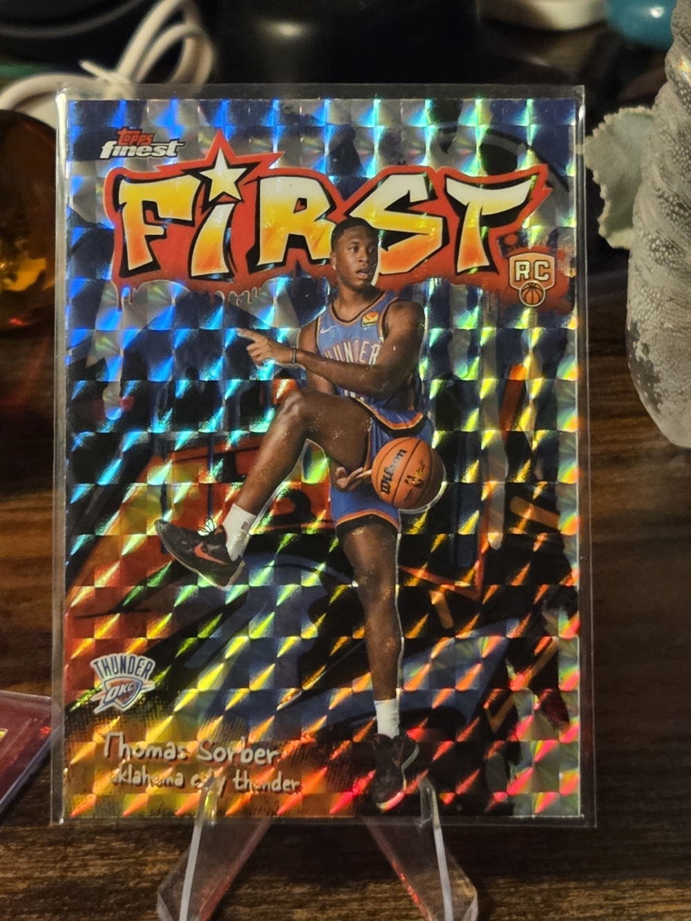 First Thomas Satoransky Oklahoma City Thunder Rookie Card - Blue/Orange
